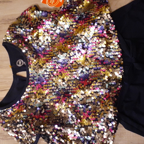 Wonder Nation Jumpsuit/ sequins NWT - Picture 3 of 10